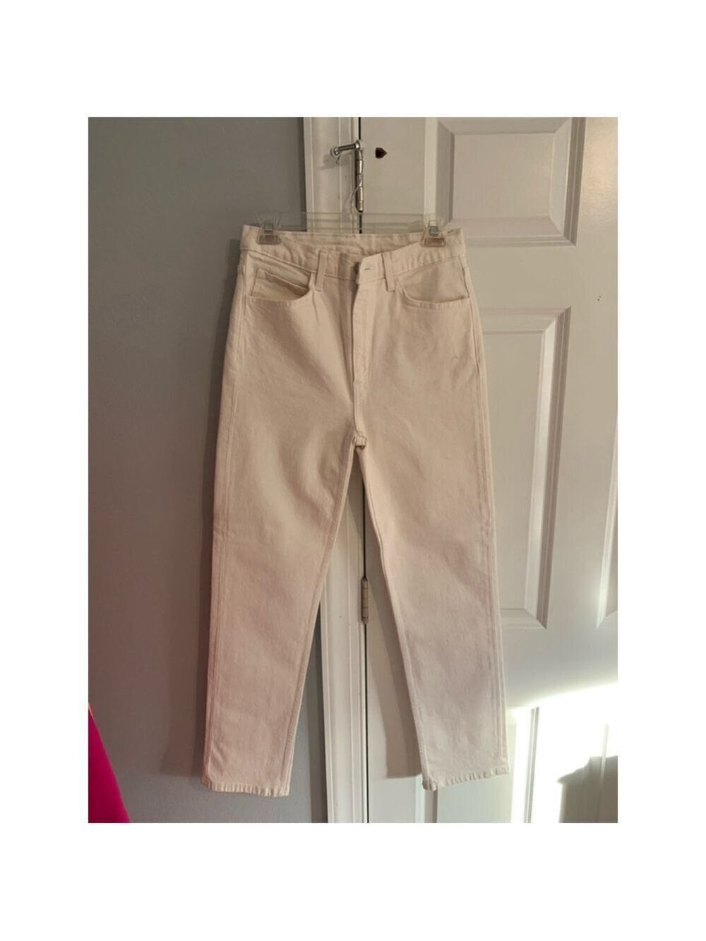 Women's RE/DONE Jeans Ivory Color - Picture 8 of 10